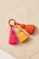 tassel trio - SHOUSHA - yellow, orange, pink - collab zürich
