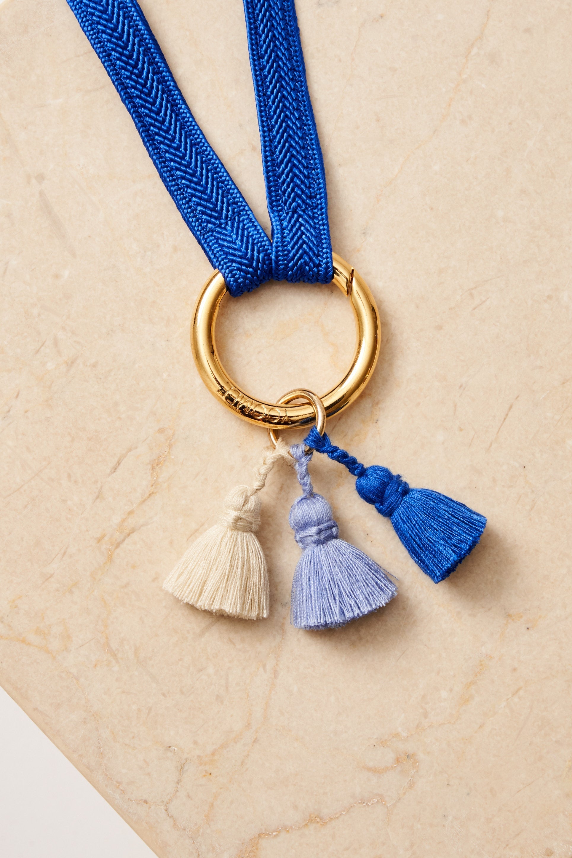 Tassel Trio - SHOUSHA - Majorelle, Light Blue, Ecru - collab zürich