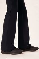 flare leggings - compressive - black - collab zürich