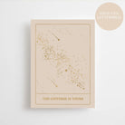 postcard - the universe is yours - gold edition - collab zürich