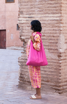 Bag - LATIFA linen - pink - collab zürich