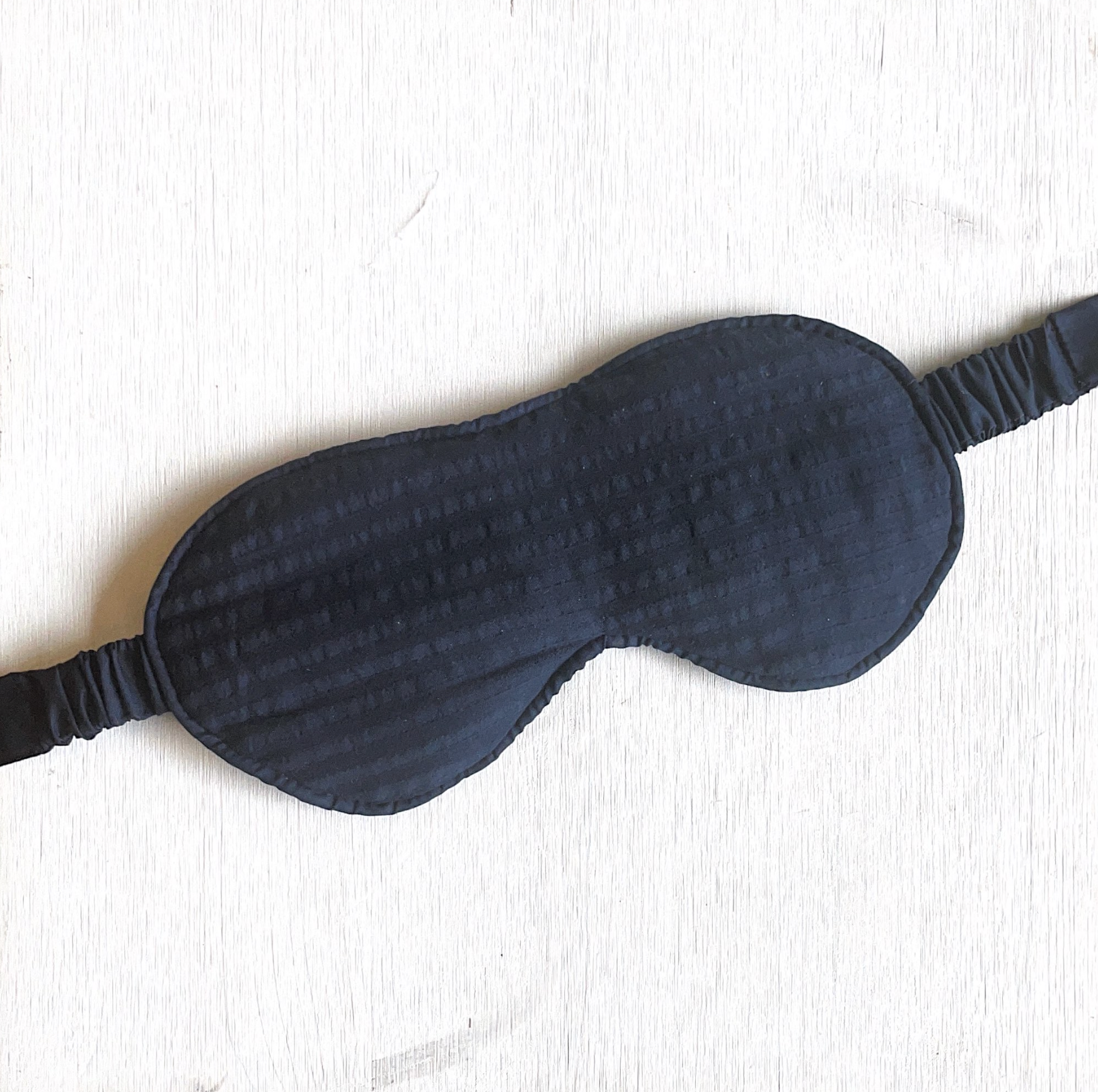 Eye Mask - RAHA Striped - Dark Blue - collab zürich