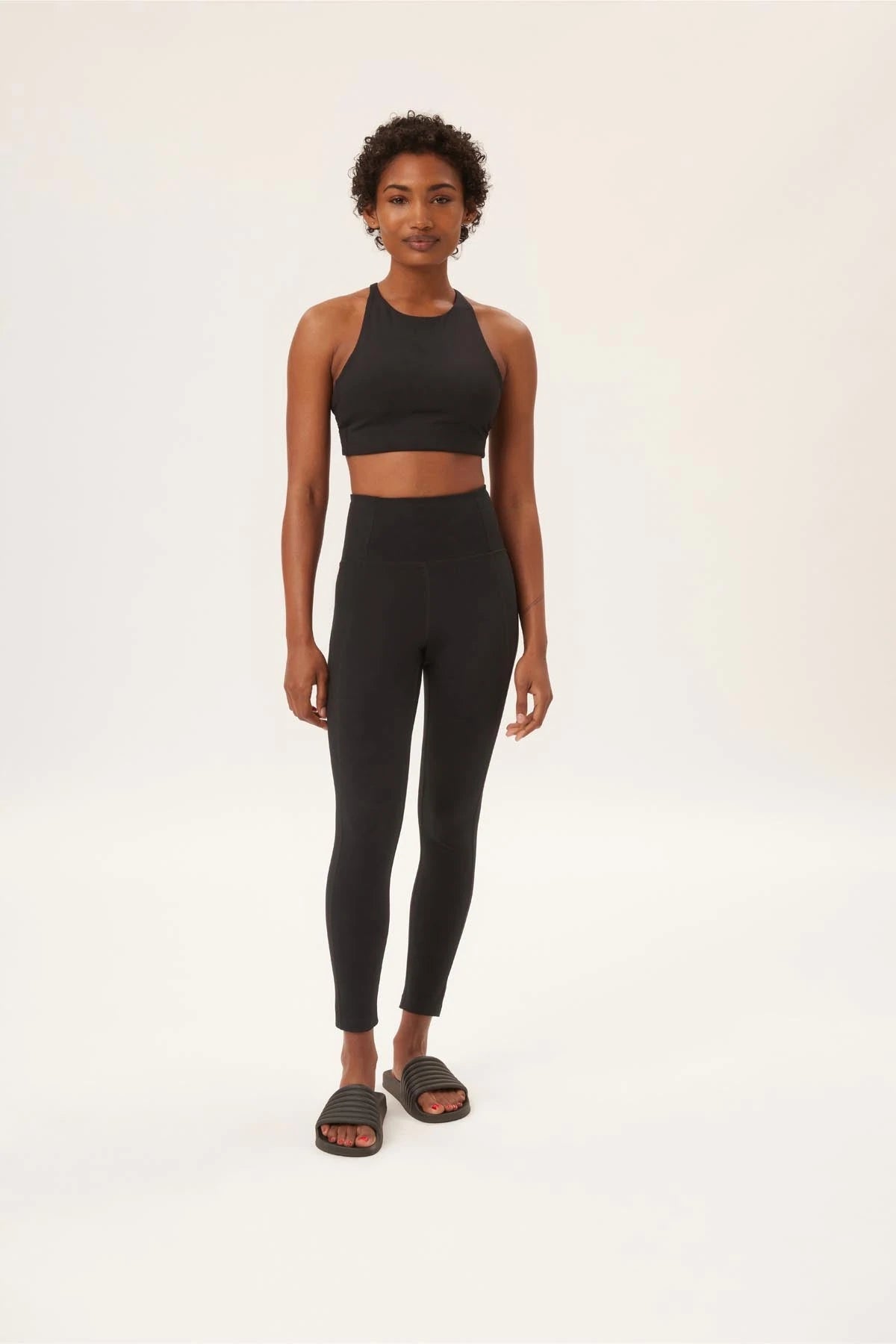 long leggings compressive - black - collab zürich