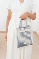 Mini Bag- NORA fringe - Blue - collab zürich