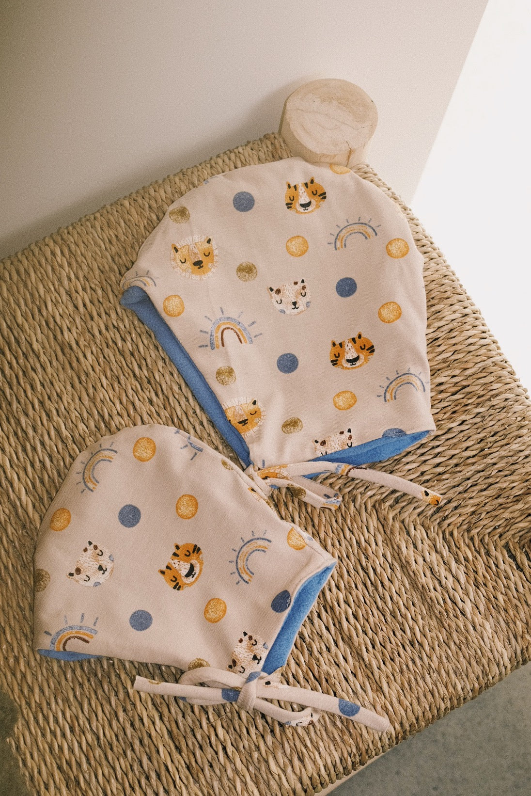 baby hat - reversible - collab zürich