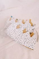 Kids Crown - Black Dots - Mustard - collab zürich