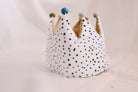 Kids Crown - Black Dots - Mustard - collab zürich