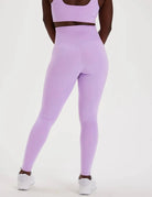 long leggings compressive - lilac - collab zürich