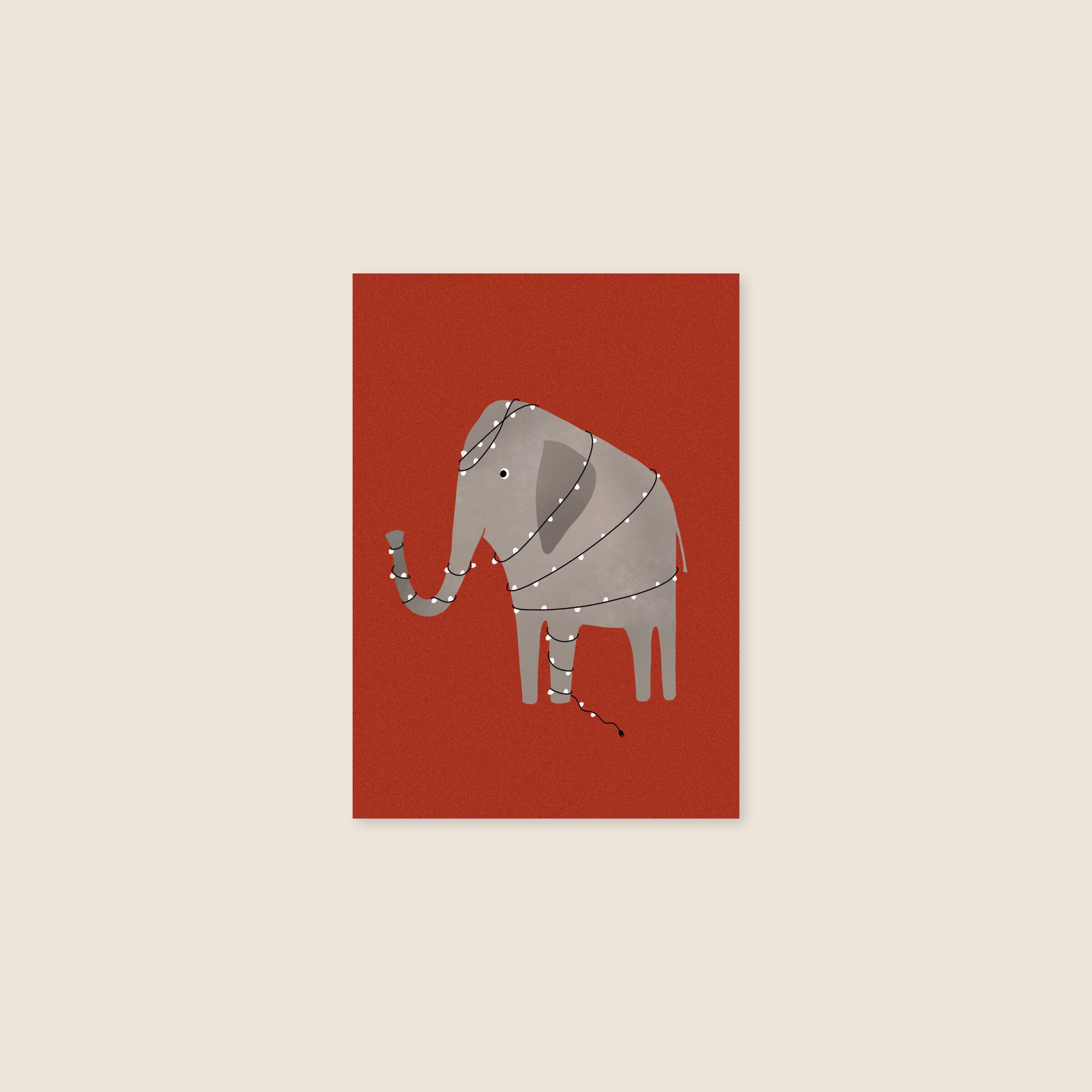 postcard - party elephant - collab zürich