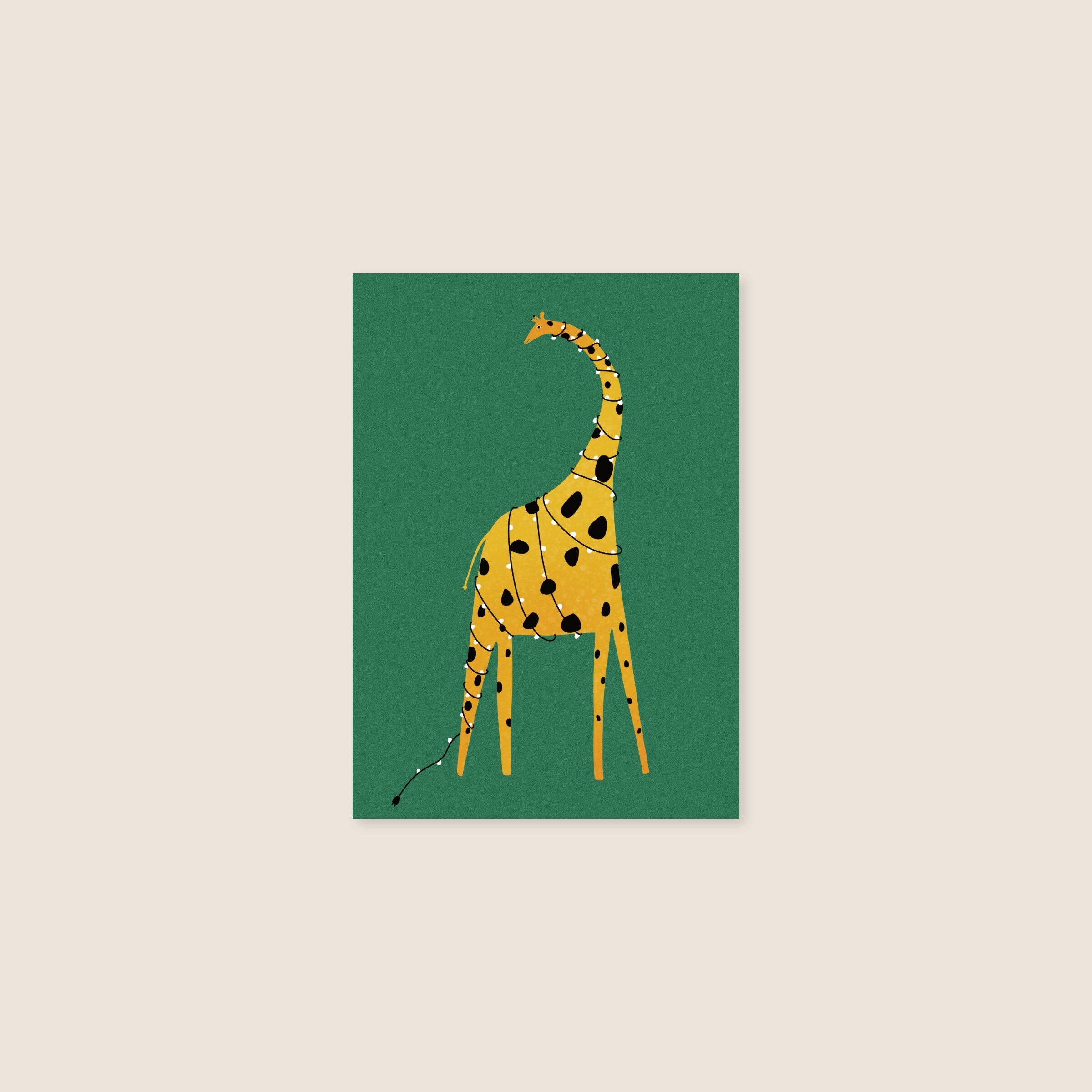 postcard - party giraffe - collab zürich