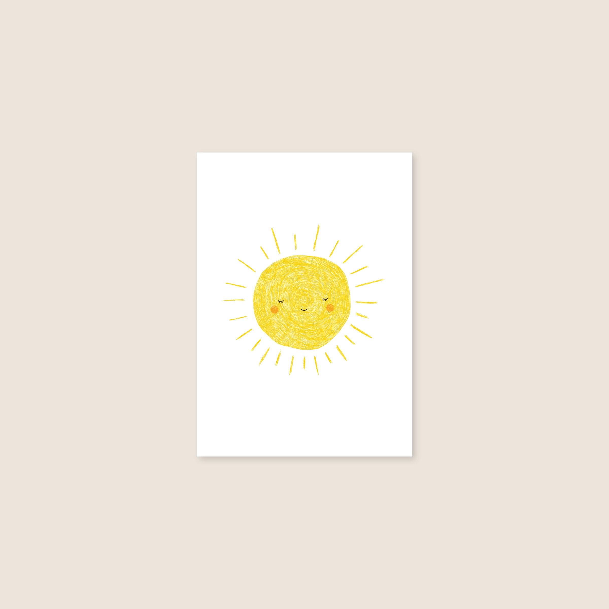 postcard - sunshine - collab zürich