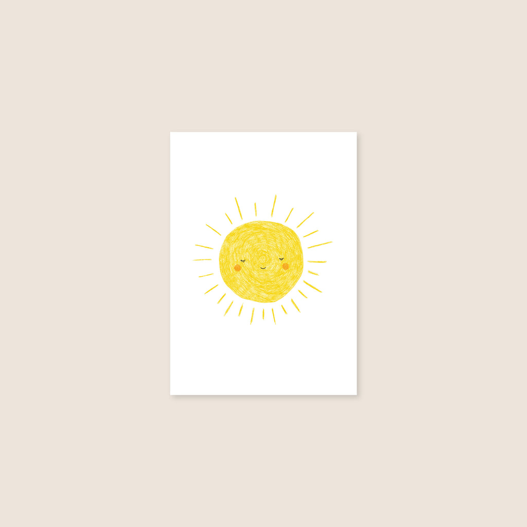 postcard - sunshine - collab zürich