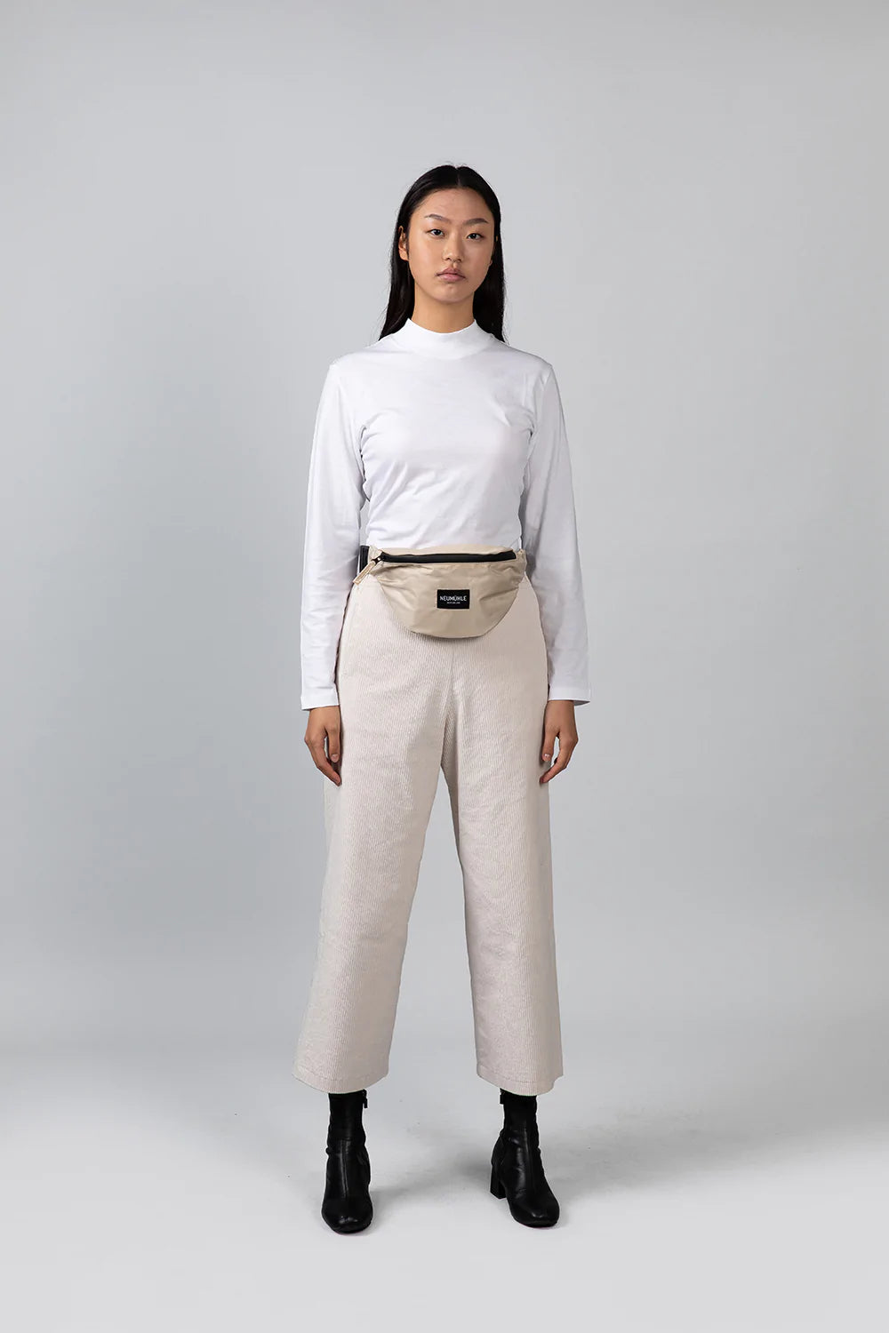 belt bag - net bag - sand - collab zürich
