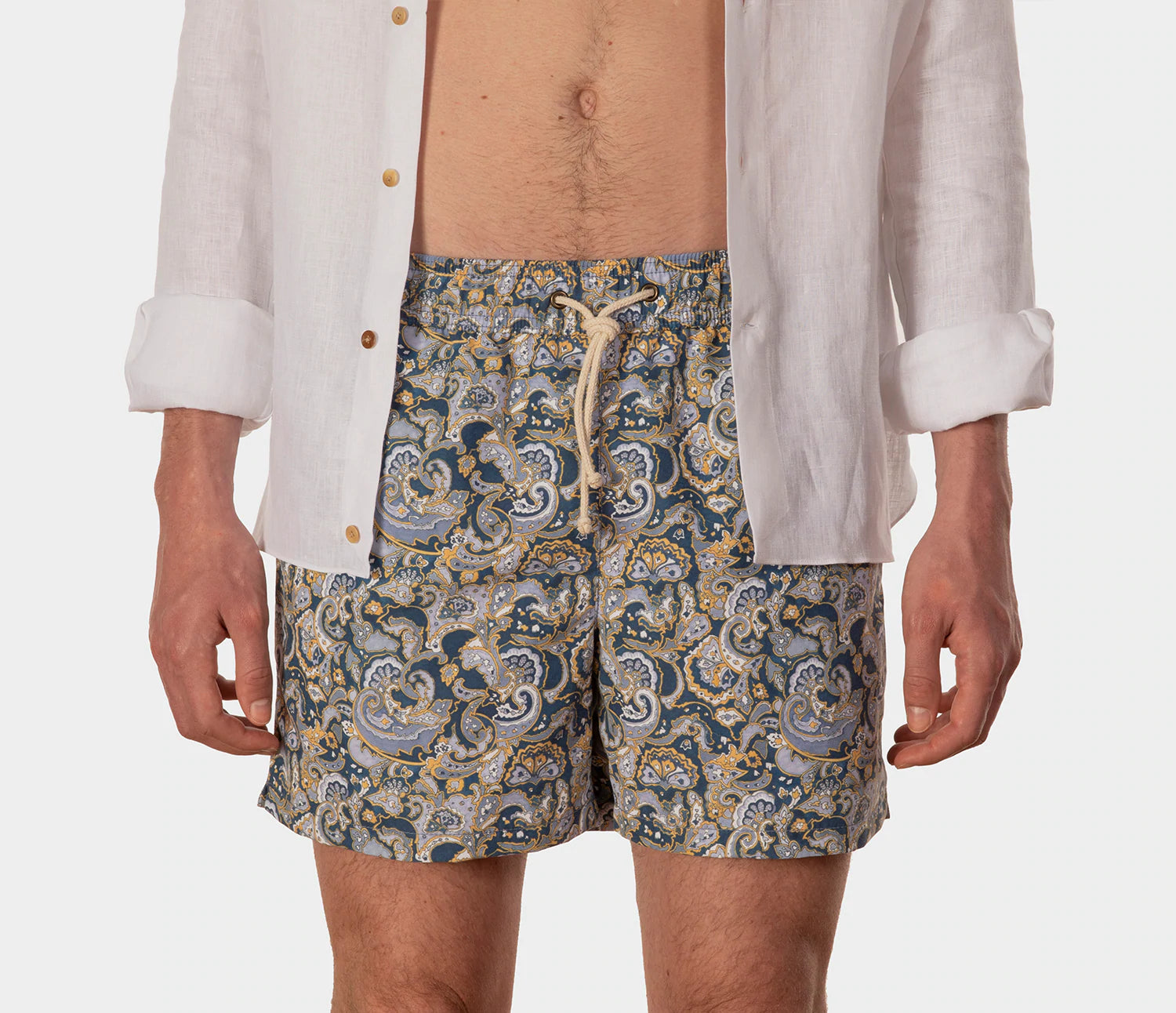 swim shorts - mediterraneo blu - collab zürich