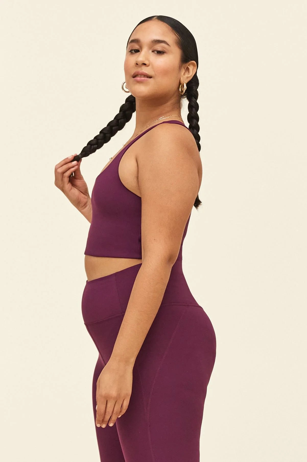 active bra - paloma - plum - collab zürich