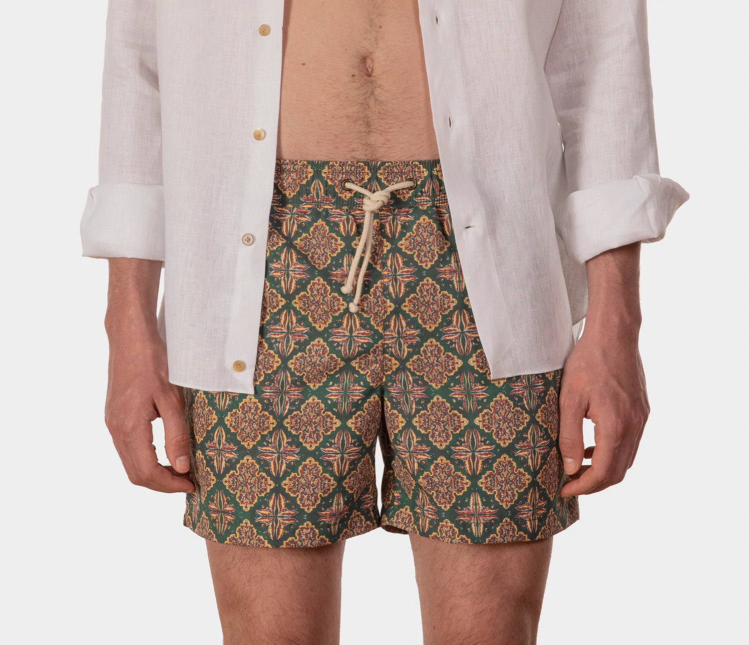 swim shorts - classico rivisitato verde - collab zürich