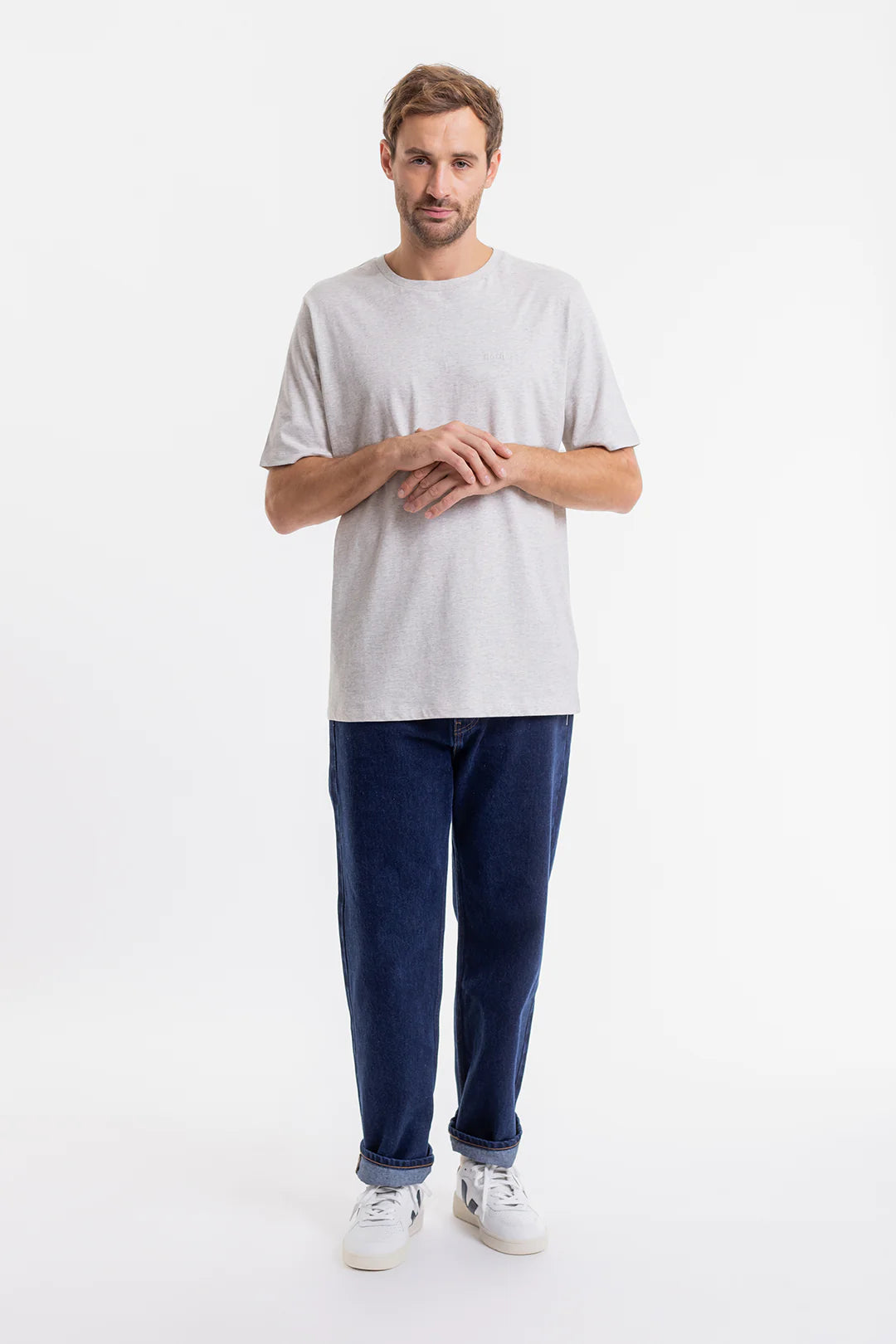 Unisex Cotton T-Shirt - Ash Heather - collab zürich