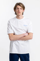 Unisex Cotton T-Shirt - Retro White - collab zürich