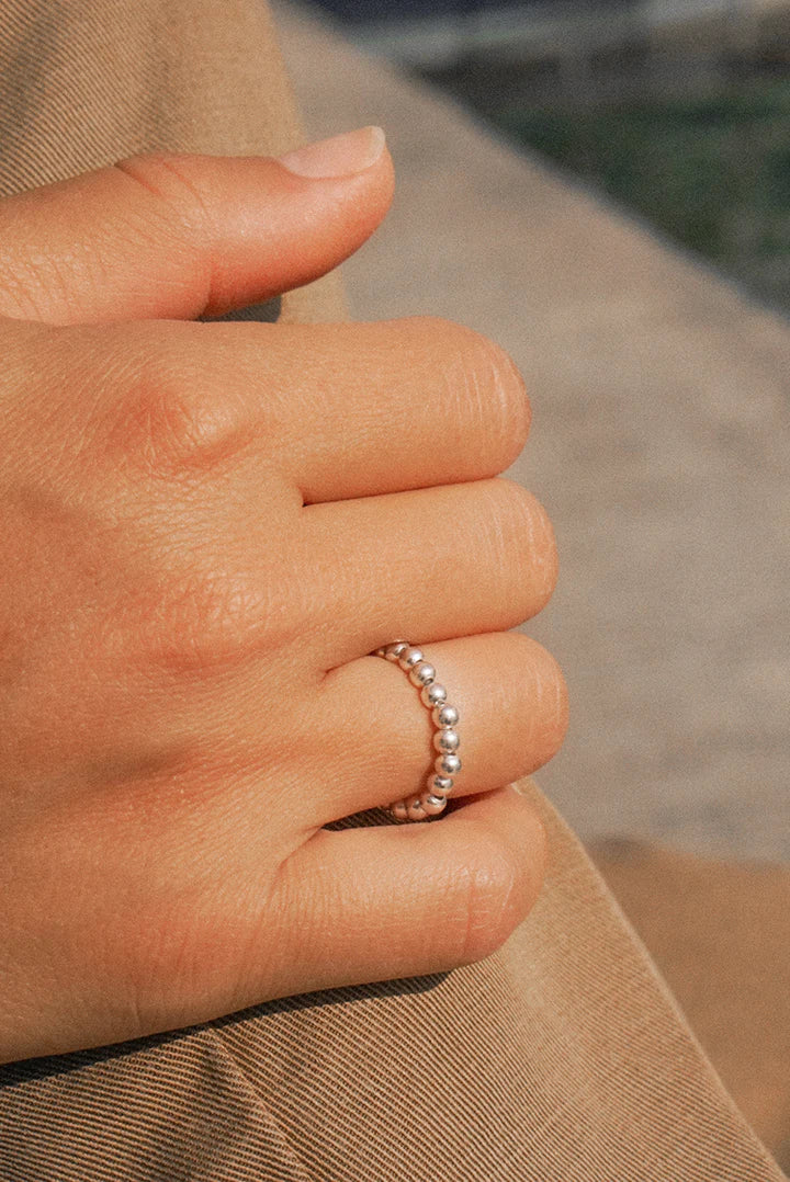 ring - bubbles - silver - collab zürich