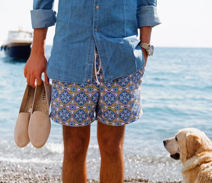 swim shorts - panarea - collab zürich