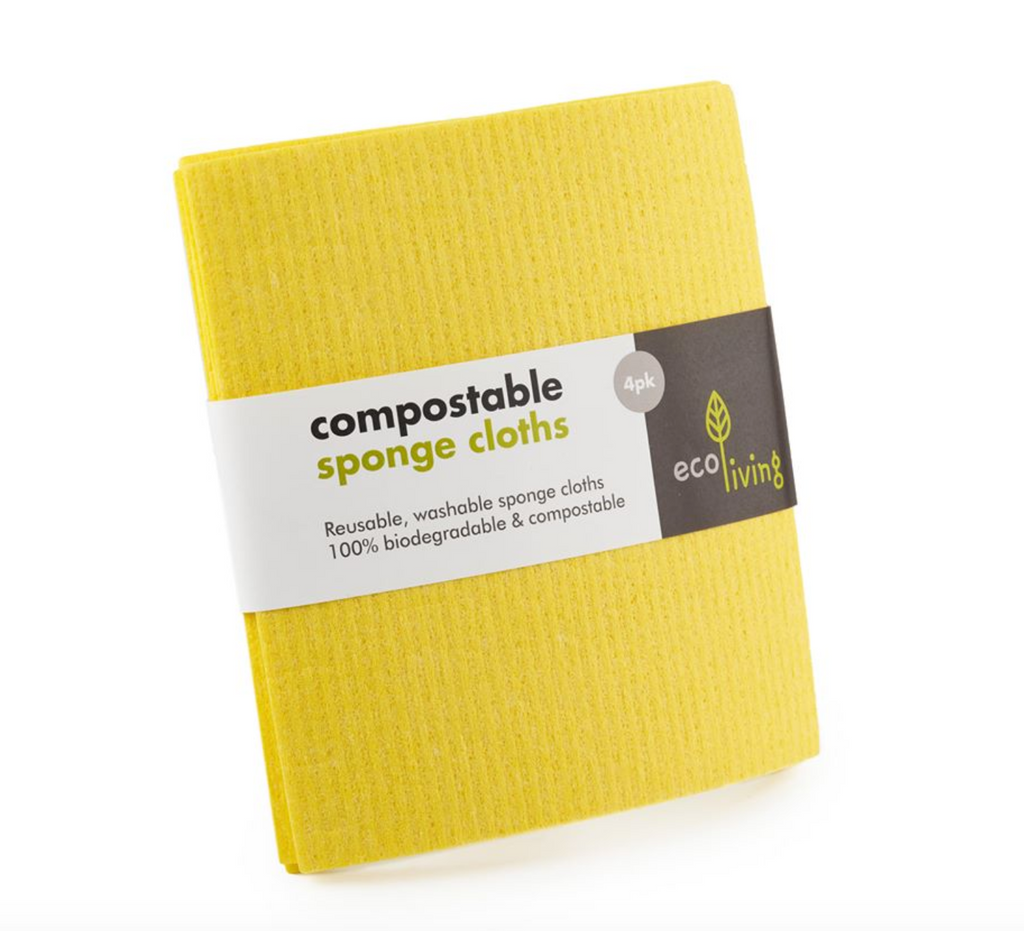 compostable cleaning cloth - set of 4 - collab zürich