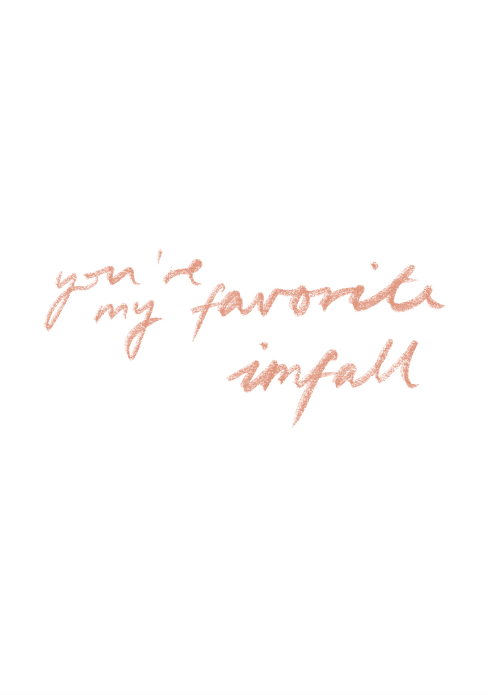 card - you're my favorite imfall - collab zürich