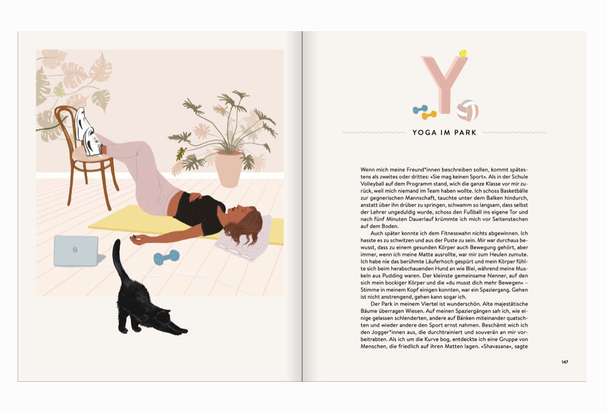 Book - Chips im Bett und Yoga Im Park - collab zürich
