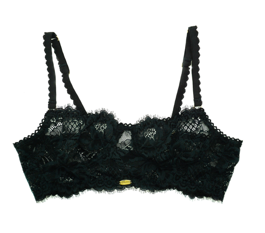 soft lace bralette - millie half cup - collab zürich