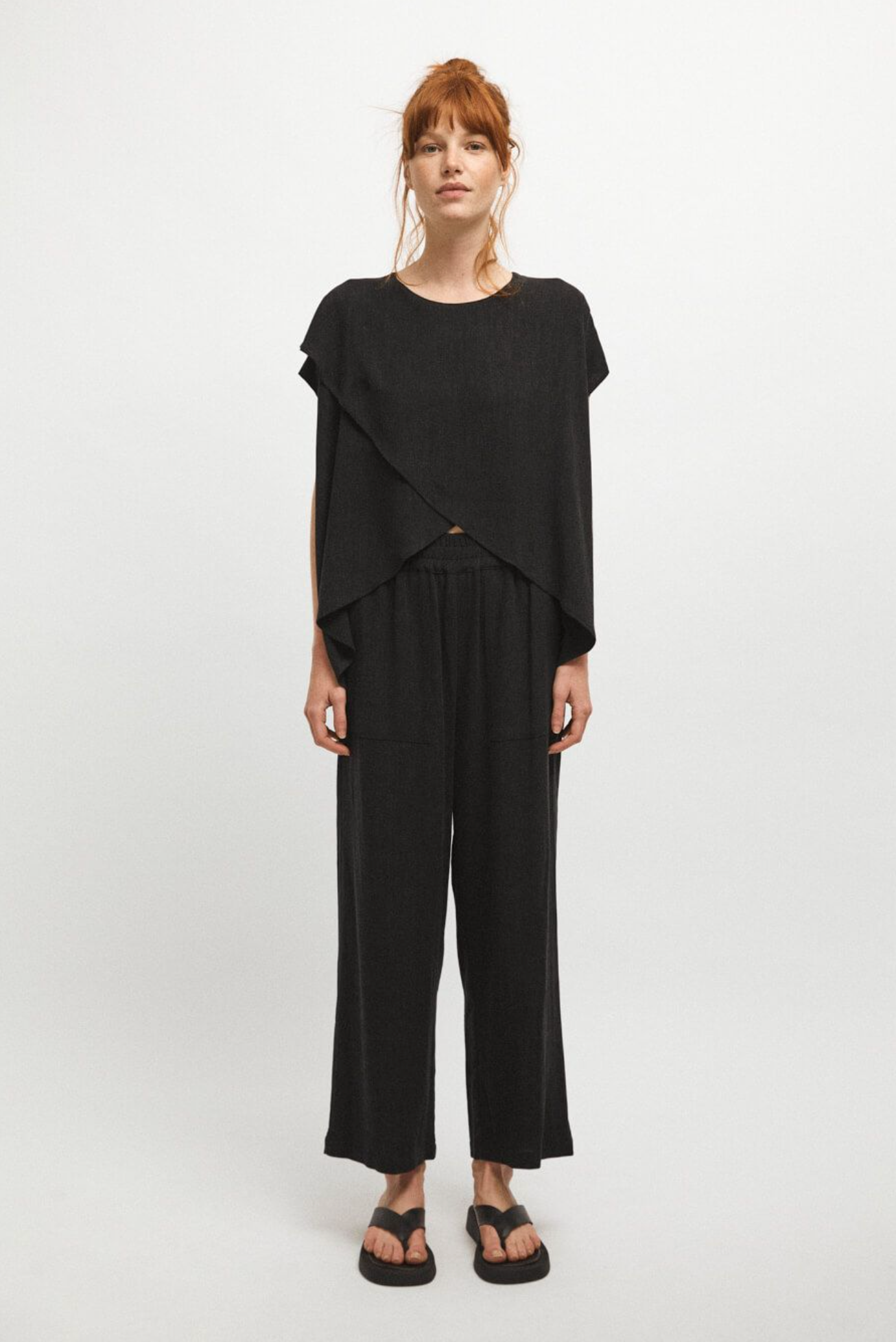 straight pants - tabita - black - collab zürich