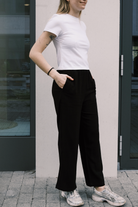 straight pants - tabita - black - collab zürich
