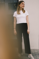 straight pants - tabita - black - collab zürich