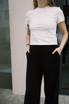 straight pants - tabita - black - collab zürich