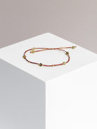bracelet - CRYSTAL DOTS - green garnet - collab zürich