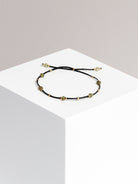 bracelet - CRYSTAL DOTS - green garnet - collab zürich