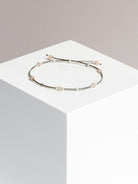 bracelet - CRYSTAL DOTS - peach moonstone - collab zürich