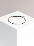 bracelet - CRYSTAL DOTS - peach moonstone - collab zürich