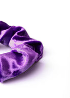 scrunchie - MEDINA velvet - purple - collab zürich
