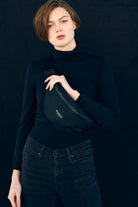 belt bag - net bag - black coal - collab zürich