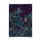 postcard - dark flowers - collab zürich