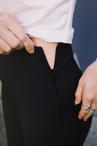 Pants - Marlene - Black Neoprene - collab zürich