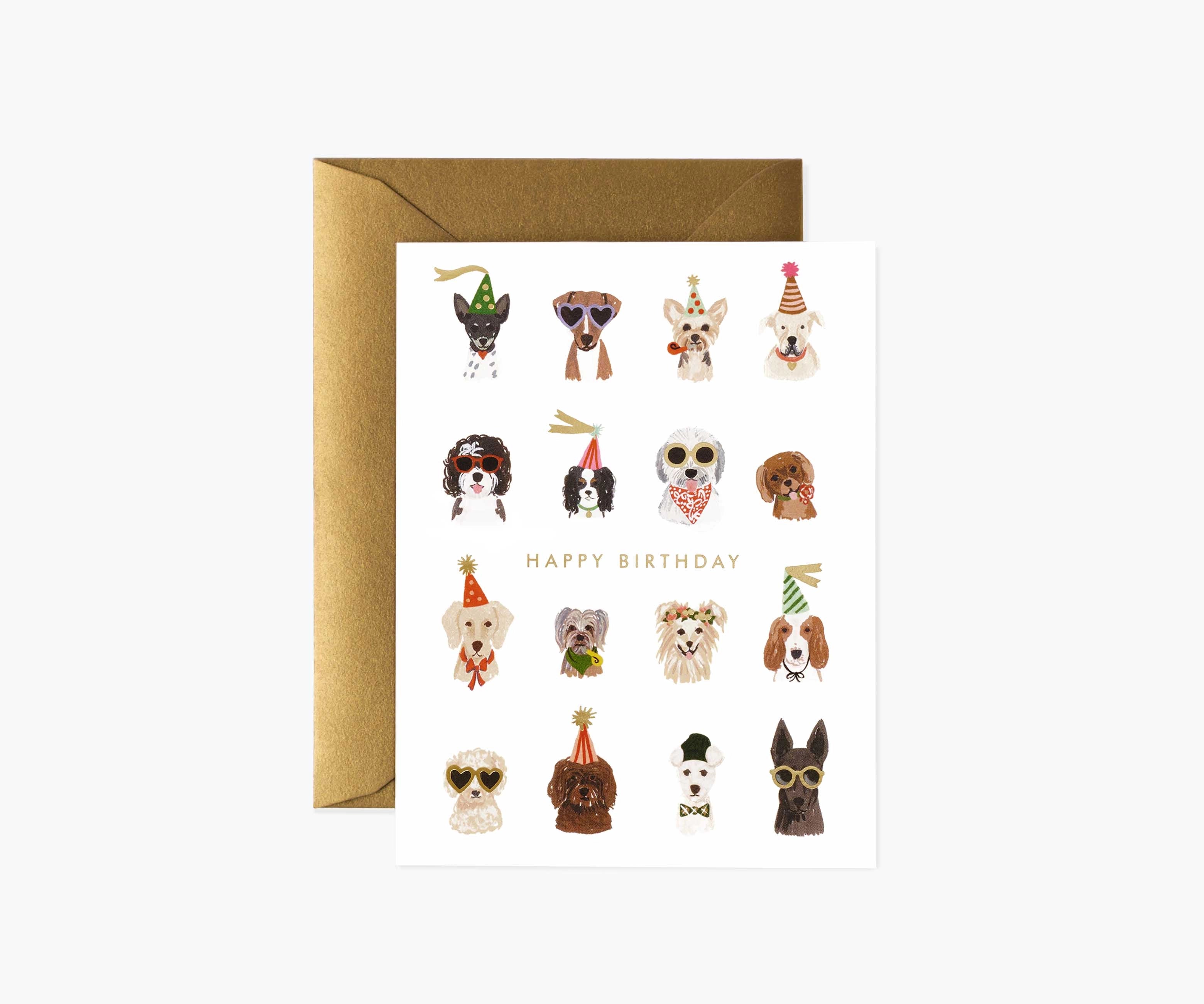 Card - Party Pups Birthday - collab zürich