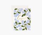 Card - Hydrangea Congrats - collab zürich