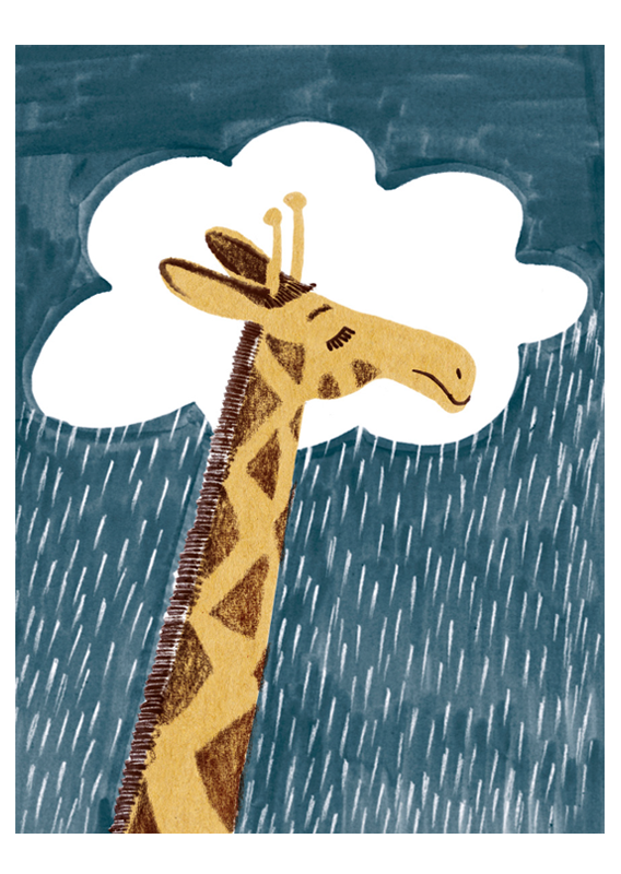 card - giraffe - collab zürich
