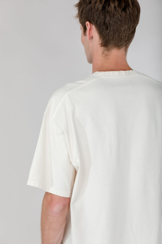 t-shirt - hommage logo - off white - collab zürich