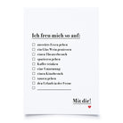 postcard - ich freu mich - collab zürich