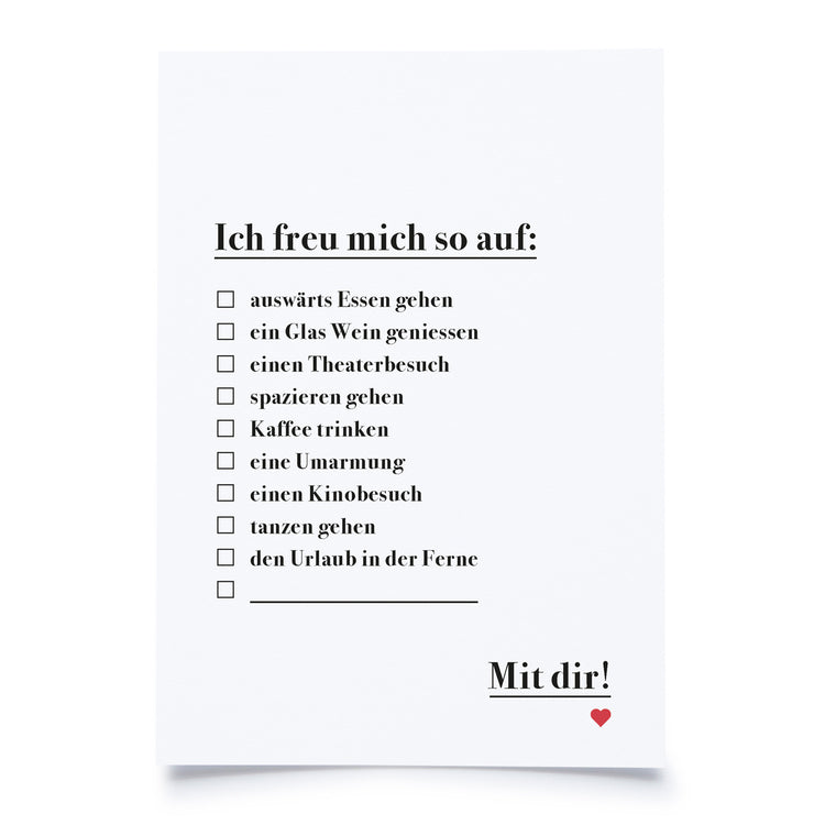 postcard - ich freu mich - collab zürich