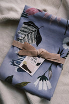 kitchen towel - purple flowers - collab zürich