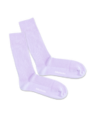 socks - ribbed lavender lilac - collab zürich