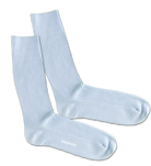 socks - ribbed baby blue - collab zürich