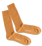 socks - ribbed golden yellow - collab zürich